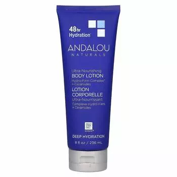 Andalou Naturals, Ультрапитательный лосьон для тела, глубокое увлажнение, 8 жидких унций (236 мл)