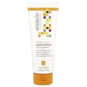 Andalou Naturals, Восстанавливающий лосьон для тела, мандарин и ваниль, 8 жидких унций (236 мл)