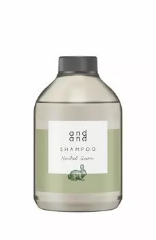 andand Quietly Green Shampoo Refill 480ml Single Item 480ml [Herbal Scent] [Non-Silicone Formula] (x 1)