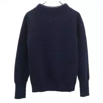ANDERSEN-ANDERSEN made in Italy Long sleeve sweater XS Navy Rib knit Men s Used