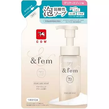 Andiphem Cow Soap Kyoshinsha Andifemme Care Foam Soap Refill 150 мл