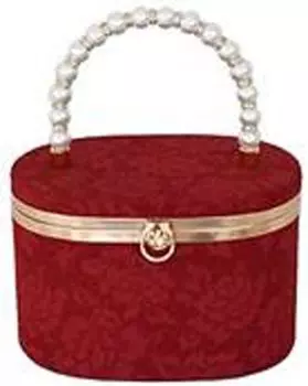 Ando Jewel Box Bag Burgundy GKT-20 Women s,