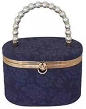 Ando Jewel Box Bag Navy GKT-20 Women s