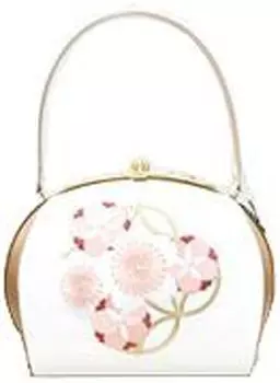 Ando Shippo Cherry Blossom Embroidered Bag White UB-S-4 Women s белый