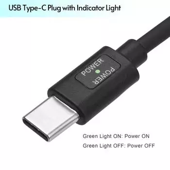 Andoer EN-EL14 Адаптер-заглушка для аккумулятора USB-C Переходник-заглушка для аккумулятора с пружиной USB Type-C чёрный