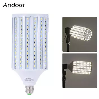 Andoer Фотостудия Фотография 135 Вт Светодиодная кукурузная лампа 216 бусин 5500K E27 185-245 В