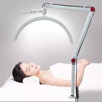 Andoer HD-M3X Pro 16-дюймовый настольный светодиодный светильник для видеосъемки в форме полумесяца, заполняющий свет 3000K-6000K с регулируемой яркостью UK Plug чёрный