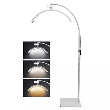 Andoer HD-M60X 30 Вт напольный светодиодный видеосветильник в форме полумесяца заполняющий свет 3200K-5600K с регулировкой яркости W-US