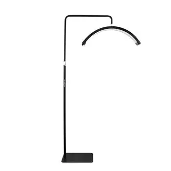 Andoer HD-M6X 36W Напольный светодиодный светильник для видеосъемки в форме полумесяца, заполняющий светильник 3200K-5600K с регулируемой яркостью и яркостью EU Plug чёрный