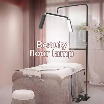 Andoer HD-M9X 40W Напольный светодиодный светильник для видеосъемки Складной заполняющий светильник Beauty Floor Moon Lamp 3200K-5600K UK Plug белый