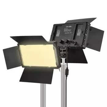 Andoer LED-600 LED Видео Свет Профессиональная Фото Световая Панель 480 ШТ Яркие Световые Шарики UK Plug чёрный