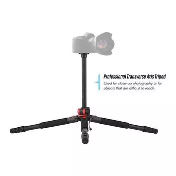 Andoer MPT-284 Профессиональный штатив из алюминиевого сплава, 4-секционные штативы с поперечной осью, макс.. Высота