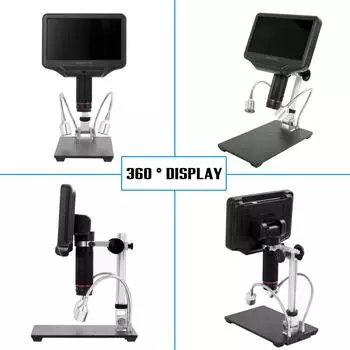 Andonstar AD407 7-дюймовый цифровой 3D-микроскоп с экраном 270X 1080P Мультимедиа AU EU Plug