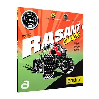 andro Настольный теннис Grain High Rubber Lasant Chaos 112279 Red OX (РД)