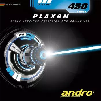andro Настольный теннис Назад Мягкая резина Plaxon 450 Красный 112252 1.8 красный