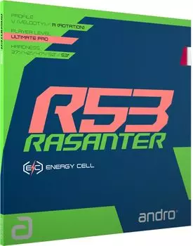 andro Настольный теннис Назад Мягкая резина Lazanter R53 Красный 112292 Размер/ULTRAMAX красный
