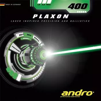 andro Настольный теннис Назад Мягкая резина Plaxon 400 Черный 112251 1.8 чёрный