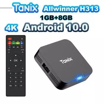 Android 10.0 Smart TV Box Allwinner H313 Quad Core 4K HDR WiFi Mini Game TV Stick 2.4G Network Media Player Smart Set Top Box