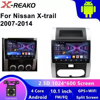Android 12 автомобильное радио для Nissan X-Trail XTrail X Trail 2 T31 2007-2015 мультимедийный проигрыватель GPS 2Din Carplay стерео аудио головное устройство 4 core 1GB+32GB carplay