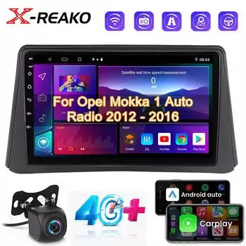 Android 12 автомобильное радио для Opel Mokka 2012-2016 беспроводной BT CarPlay Android авто автомобильное радио мультимедиа 4G 8 ядер GPS сенсорный экран стерео 8 core 4GB+64GB