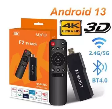 Android 13.0 Smart TV Stick 4K RK3228A четырехъядерный ТВ-бокс 2.4G 5G WiFi двухчастотный Bluetooth 4.0 игровая приставка поддержка Netflix Google YouTube