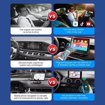 Android 13 Беспроводной Carplay Android Auto для Netflix Youtube для Hyundai SANTA FE TUCSON ELANTRA IONIQ 5 IONIQ 6 KONA NEXO VENUE