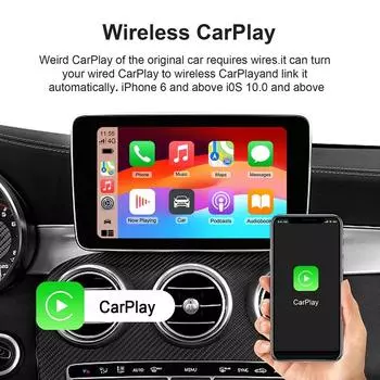 Android 13 CarPlay AI box Беспроводной адаптер CarPlay Android Auto для Netflix YouTube VW Toyota Hyundai Haval Chevrolet Ford Chev