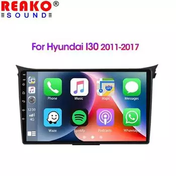 Android 13 Carplay Auto для Hyundai I30 Elantra GT 2012 2013 2014 2015 Автомобильное радио Мультимедиа Видео Стерео Плеер Навигация GPS 4-core 1+32CP