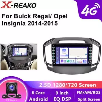 Android 13 Carplay Auto для Opel Insignia для Buick Regal 2013-2017 автомобильное радио мультимедиа видео 4G 8-ядерный плеер стерео GPS 2DIN головное устройство 8 core 4GB+64GB