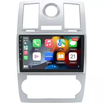 Android 13 для Chrysler 300C Aspen 2004-2008 Автомобильный радиоприемник Автомобильные видеоплееры CarPlay Android Auto GPS Нет 2 din 2din DVD 4-core 1+32CP