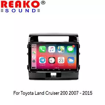 Android 13 для Toyota Land Cruiser 200 2007 - 2015 Автомобильный Радио Мультимедиа Видео Плеер Авто Навигация GPS DVD Головное Устройство Без DVD 4-core 1+32CP
