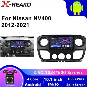 Android 13 Мультимедиа Для Renault Master Nissan NV400 Opel Movano 2010 - 2021 Автомобильный Плеер GPS Стерео Навигация Авто Радио Экран 4 core 1GB+32GB carplay