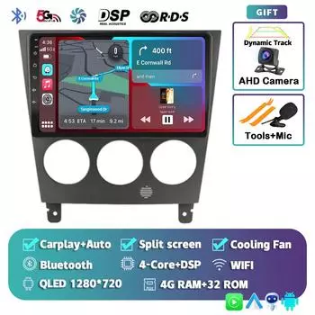 Android 14 Carplay Auto Для Subaru Impreza GD GG 2002 2003 2004 2005 2006 2007 Автомагнитола Мультимедийный плеер Видео Стерео WIFI DSP
