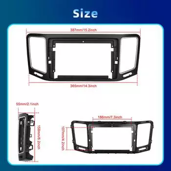 Android 9-дюймовый автомобильный радиоприемник для Volkswagen Sharan 2012-2018 2Din мультимедийный видеоплеер Carplay Авто GPS-навигация WIFI 1+32CP+MIC