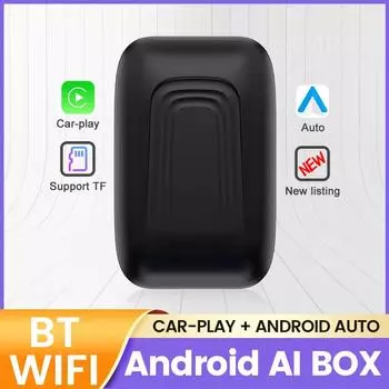 Android Ai TV BOX проводной и беспроводной Android Auto CarPlay Box для Ford Toyota Volvo VW Kia Benz MG Поддержка Netflix TV YTB