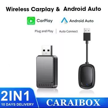 Android Auto беспроводной CarPlay адаптер Mini Body Smart AI Box Car OEM проводной Android Auto на беспроводной USB-ключ для Toyota Volvo