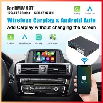 Android Auto Car Multimedia Wireless Apple CarPlay Decoder Ai Box для BMW 1 2 3 4 5 6 7 Series X3 X4 X5 X6 MINI NBT System GPS