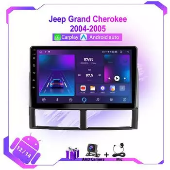 Android Auto Car Radio для Jeep Grand Cherokee II WJ 1998-2004 4G WIFI Мультимедийный Видеоплеер Навигация GPS Головное Устройство Стерео