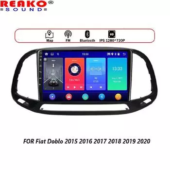 Android Auto Carplay для Fiat Doblo 2015 2016 2017 2018 2019 2020 Автомобильный радиоприемник Мультимедиа Видеоплеер GPS-навигация Стерео WIFI 4-core 1+32CP