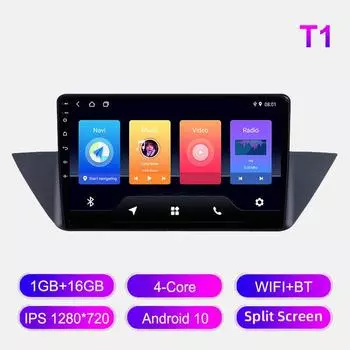 Android автомобильное радио для BMW X1 E84 2009-2012 мультимедийный проигрыватель головное устройство стерео GPS навигация BT WIFI 1+16 ГБ 1+16GB