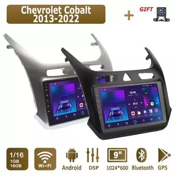 Android автомобильное радио для Chevrolet Cobalt 2013-2022 мультимедийный проигрыватель головное устройство стерео GPS навигация BT WIFI 1+16 ГБ 1+16GB