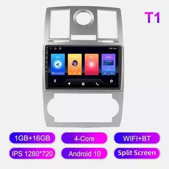 Android автомобильное радио для Chrysler Aspen 300C 2004-2011 мультимедийный проигрыватель головное устройство стерео GPS навигация BT WIFI 1+16 ГБ 1+16GB