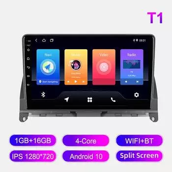 Android автомобильное радио для Mercedes Benz C Class 3 W204 S204 2006-2011 мультимедийный проигрыватель головное устройство стерео GPS навигация BT WIFI 1+16 ГБ 1+16GB