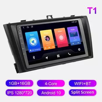 Android автомобильное радио для Toyota Avensis T270 2009-2015 мультимедийный проигрыватель головное устройство стерео GPS навигация BT WIFI 1+16 ГБ 1+16GB