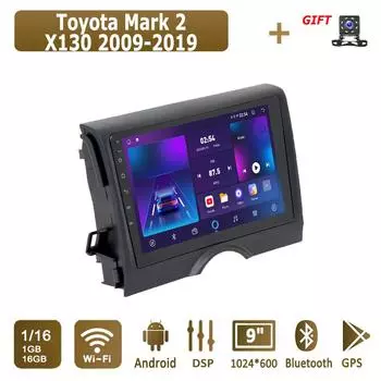 Android автомобильное радио для Toyota Mark 2 X130 2009-2019 мультимедийный проигрыватель головное устройство стерео GPS навигация BT WIFI 1+16 ГБ 1+16GB
