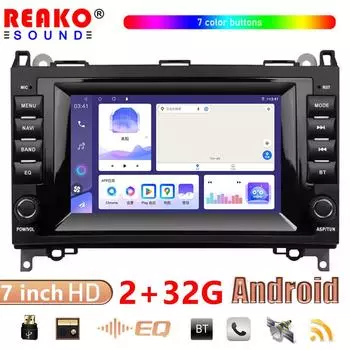 Android Автомобильный GPS Мультимедиа Радио DAB Экран Для Mercedes Benz W169 W245 W906 Vito Viano Sprinter CarPlay Аудио 4 core 2GB+32GB carplay