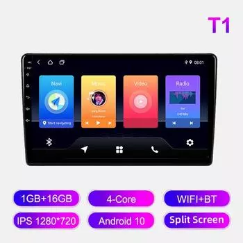 Android Car Radio для Citroen C5 2 2008-2017 Мультимедийный проигрыватель Головное устройство Стерео GPS Навигация BT WIFI 1+16 ГБ 1+16GB