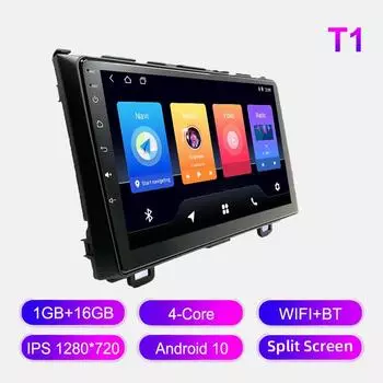 Android Car Radio для Honda CR-V III 2007-2012 Мультимедийный проигрыватель Головное устройство Стерео GPS Навигация BT WIFI 1+16 ГБ 1+16GB
