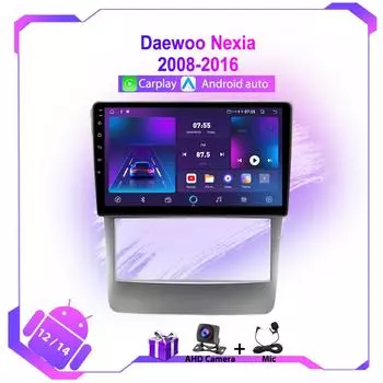 Android Car Radio For Daewoo Nexia 2008-2016 Мультимедийный Видеоплеер Стерео WIFI GPS Навигация Беспроводной Carplay Авто Авторадио