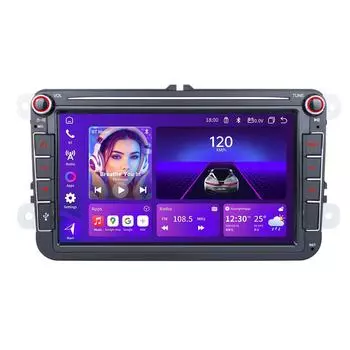 Android Car Radio GPS для VW Volkswagen Skoda Octavia Golf 5 6 Touran Passat B6 Polo Jetta 2Din Multimedia Player 8-core-6GB+128GB